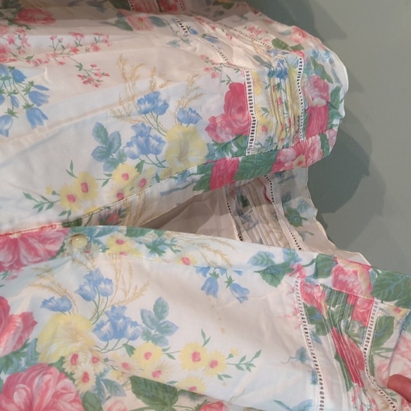 Ralph Lauren Romantic Floral Vintage Cottagecore Maxi Skirt Summer Coquette - Picture 10 of 15